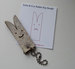 Image of Smile & Cry Rabbit  Key Bangle - white & brown