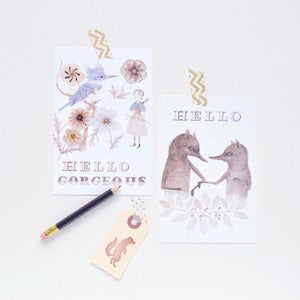 Image of Greetings Postcards Set