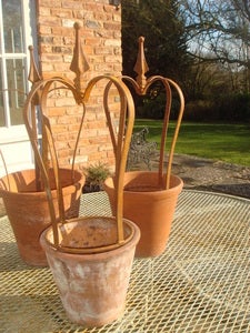 Image of Rusty Hand Forged Pot Crowns