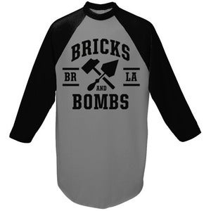 Image of Bricks & Bombs Varsity Sports Raglan