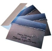 Image of Tiding Flat Note Cards. 100 Flat Note Cards With Envelopes Featuring a Photograph of Your Custom Mes