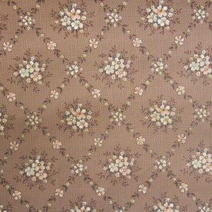 Image of Wallpaper/brown flowers