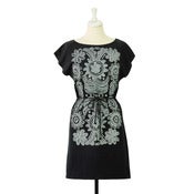Image of Mexicali T-Dress, Vintage Black