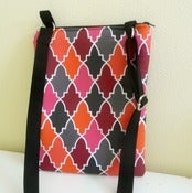 Image of CrossBody Hip Bag, Purse, Tablet Bag, Pomegranate Persian Wall