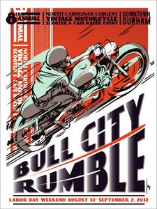 Image of Bull City Rumble 8 Small Event Poster 11"x17"