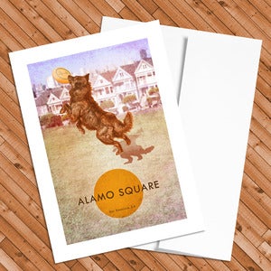 Image of Alamo Square – 5x7 Postcard