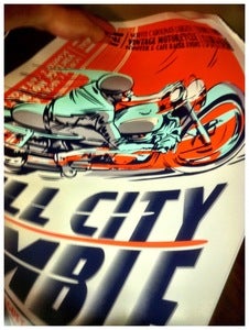 Image of Large Hand Screened/Signed Bull City Rumble 8 Poster Ltd. Ed. 