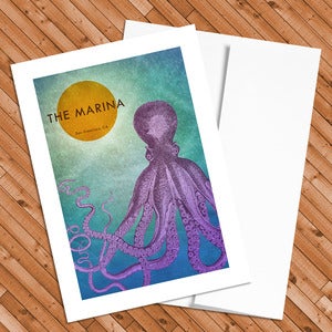 Image of The Marina - 5x7 Postcard