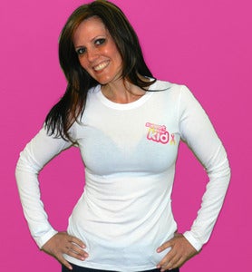 Image of Support The Kid Women's Cotton Snowboard Long Sleeve