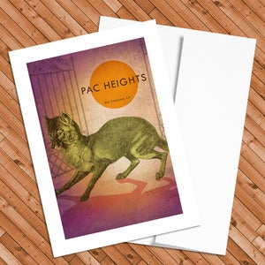 Image of Pacific Heights - 5x7 Postcard - Final stock!