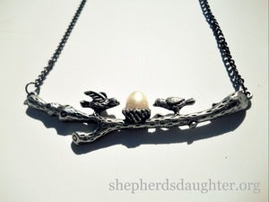 Image of Birds and Nest Necklace