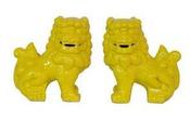 Image of Yellow Foo Dogs