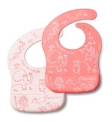 Image of Weanmeister Easy Rinse Bibs - Pink