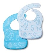 Image of Weanmeister Easy Rinse Bibs - Blue