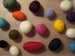 Image of Wish Rocks 4 You - sun yellow, pink, orange, dark chocolate
