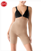 Image of Spanx Slim Cognito Shaping Mid-Thigh Bodysuit Nude Sm and Med NEW 067