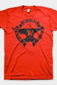 Image of Hard Work Pay$ Tee (Red)