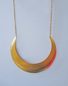Image of Xena Statement Brass Collar Necklace