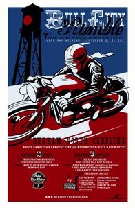 Image of Bull City Rumble 7 Small Event Poster 11"x17"