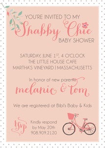 Image of Shabby Chic Invitation