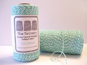 Image of Caribbean - Teal & White Baker's Twine