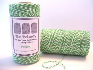 Image of Peapod - Green & White Baker's Twine