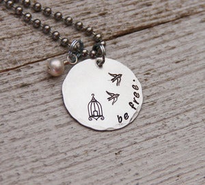 Image of Be Free (charity) necklace