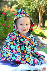 Seaminglysmitten РІР‚вЂќ Cozy Hooded Cape for Girls sewing pattern